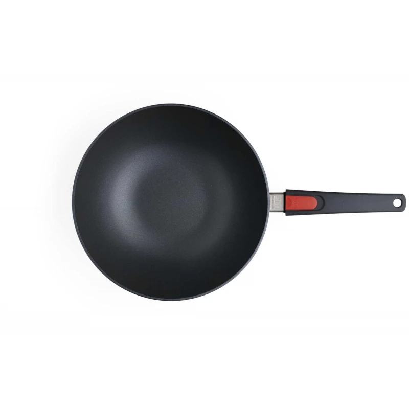 Woll Diamond Lite Wok 30cm H10cm Con Antiaderente Diamantato E Coperchio 2 Woll Diamond Lite Wok 30cm H10cm Con Antiaderente Diamantato E Coperchio - immagine 2