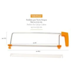 Coltello Dividi Torta Orizzontale Per Torte A Strati Decora -Peroni Kitchen Negozio dividi torta 5