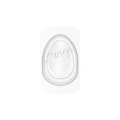 UOVO DRIPPY Stampo Termoformato Per Cioccolato 5,8x12cm H16,2cm 1000 Ml - Set 2 Pz Silikomart -Peroni Kitchen Negozio drippy stampo termoformato per cioccolato silikomart 3