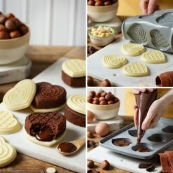 DUO CUORE Stampo In Silicone 6 Impronte Decorflex - Set 2 Pz Decora -Peroni Kitchen Negozio duo cuore stampo in silicone set 2 pz decora 4