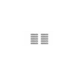 ECLAIR FOGLIE PR003 Tappetino In Silicone Decorazioni 10 Impronte 12x2,6cm H2mm Pavodecor Pavoni -Peroni Kitchen Negozio eclair foglie pr003 stampo in silicone decoro pavodecor 1