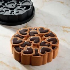 EROS 2.0 KE099 Stampo In Silicone Ø18cm H4,5cm 1000ml Pavocake Pavoni