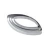 X30 Fascia Inox Ellisse 23,5x12cm H2cm Pavoni