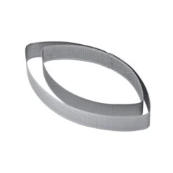 Fascia Microforata Inox Ellisse 21x11,5cm H3,5cm Per Crostata XF20 Pavoni