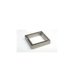 XF151535 Fascia Microforata Inox Quadrata 15x15cm H3,5cm Per Crostata Pavoni