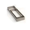 Fascia Microforata Inox Rettangolare 19x7cm H3,5cm Per Crostata XF197035 Pavoni