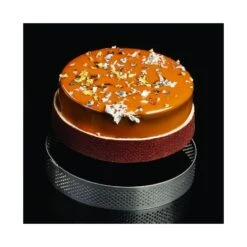 Anello Microforato Inox Rotondo Ø23cm H2cm Per Crostata XF2320 Pavoni -Peroni Kitchen Negozio fascia inox microforata rotonda d 23 cm h 2 cm 2