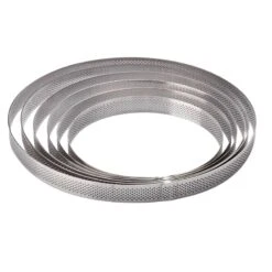 Anello Microforato Inox Rotondo Ø23cm H2cm Per Crostata XF2320 Pavoni -Peroni Kitchen Negozio fascia inox microforata rotonda d 23 cm h 2 cm 3