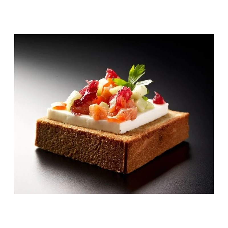 X141420 Fascia Inox Quadrata 14x14cm H2cm Pavoni 3 X141420 Fascia Inox Quadrata 14x14cm H2cm Pavoni - immagine 3