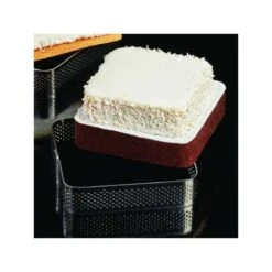 X02 Fascia Inox Quadrata Angoli Stondati Monoporzione 9x9cm H2cm Pavoni -Peroni Kitchen Negozio fascia inox quadrata angoli stondati monoporzione pavoni 1