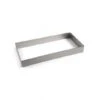 X423040 Fascia Inox Rettangolare 39x29cm H5cm Pavoni