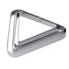 X23 Fascia Inox Triangolare 17x15cm H2cm Pavoni