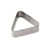 X22 Fascia Inox Triangolare Monoporzione 7,5x6,5cm H2cm Pavoni