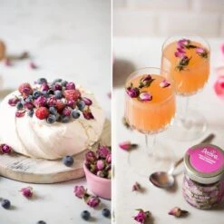 Fiori Eduli BOCCIOLI DI ROSA Conf 10gr Decora -Peroni Kitchen Negozio fiori eduli boccioli di rosa conf 10gr decora 1