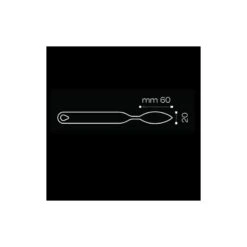 FLYCHOC PIUMA CH7 Spatola Per Decorazioni In Cioccolato 6x2cm Pavoni -Peroni Kitchen Negozio flychoc piuma 3