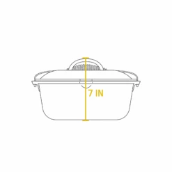 Forno Olandese In Ghisa 34cm H17,7cm 8,52L Manico A Spirale L12DO3 Lodge -Peroni Kitchen Negozio forno olandese tondo in ghisa 852 lt l12do3 lodge 2