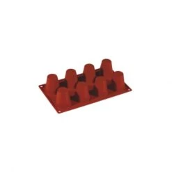 FR002 BABÀ GRANDE Stampo In Silicone 8 Impronte Ø5,5cm H6cm 97ml Formaflex Pavoni
