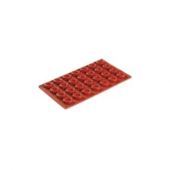 FR074 MICRO SAVARIN OVALE Stampo In Silicone 28 Impronte 3,5x2,5cm H1,3cm 7,5ml Formaflex Pavoni
