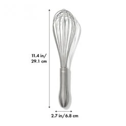 Frusta A Fili 29,1cm Con Manico In Acciaio Spazzolato Oxo Good Grips -Peroni Kitchen Negozio frusta a fili 291cm in acciaio inox oxo 3