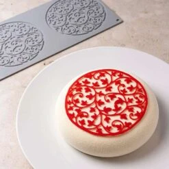 GARDEN GG074 Tappetino In Silicone Per Decorazioni 2 Impronte Ø14cm H2mm Gourmand Pavoni -Peroni Kitchen Negozio garden gg074 stampo in silicone per decorazioni 2 impronte 14cm h2mm gourmand pavoni 2