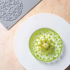 GARDEN GG074 Tappetino In Silicone Per Decorazioni 2 Impronte Ø14cm H2mm Gourmand Pavoni