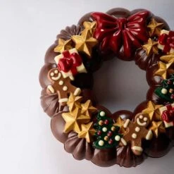 GARLAND KT219 Stampo Termoformato Per Cioccolato Ø18cm H5,5cm - Kit X 2 Ghirlande Complete Pavoni