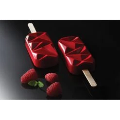 GEL11 SHOCK Stampo Gelato In Silicone 6 Impronte 9,2x4,7cm H2,5cm - 2 Pz + 50 Stecchi Silikomart -Peroni Kitchen Negozio gel 11 shock 4