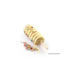 GEL04M MINI TANGO Stampo Gelato In Silicone 8 Impronte 6,7x3,2cm H2,2cm - 2 Pz + 100 Stecchi + Vassoio Silikomart -Peroni Kitchen Negozio gel04m mini tango stampo gelato in silicone silikomart 8