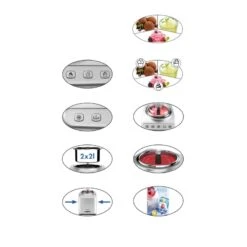 Gelato Expert Gelatiera Elettrica Argento 180W Magimix -Peroni Kitchen Negozio gelatiera gelato expert 4