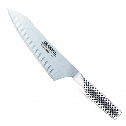 Global G-83 18/31,5cm Coltello Cucina Orientale A Lama Santoku Alveolare 1 Global G-83 18/31,5cm Coltello Cucina Orientale A Lama Santoku Alveolare