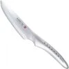 Global SAI-T04 11,5/24,5cm Coltello Da Bistecca Con Lama Forgiata Martellata