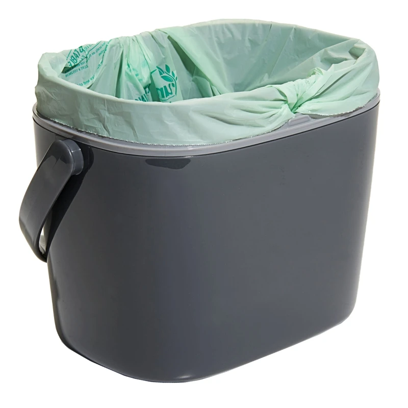 Pattumiera Per Compost Easy-Clean 6,6L Grigia Oxo Good Grips 3 Pattumiera Per Compost Easy-Clean 6,6L Grigia Oxo Good Grips - immagine 3