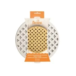 Griglia Tagliapasta Ø30cm A Trama Arabesque Per Crostata Decora
