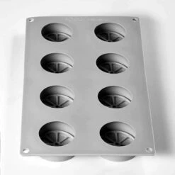 HALF ORANGE GG071 Stampo In Silicone 8 Impronte Ø6cm H2,2cm 50ml Gourmand Foo'd Pavoni -Peroni Kitchen Negozio half orange gg071 stampo in silicone 8 impronte 6cm h22cm 50ml gourmand foo d pavoni 2