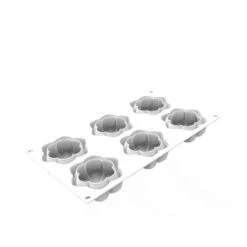 HANA 87 Stampo In Silicone 8 Impronte Ø7,2cm H3cm Silikomart -Peroni Kitchen Negozio hana 87 stampo in silicone 8 impronte silikomart 2