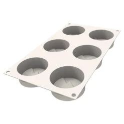 MINI HIVER Stampo In Silicone 6 Impronte Ø7cm H3cm Silikomart -Peroni Kitchen Negozio hiver stampo in silicone silikomart 2