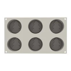 MINI HIVER Stampo In Silicone 6 Impronte Ø7cm H3cm Silikomart -Peroni Kitchen Negozio hiver stampo in silicone silikomart 3