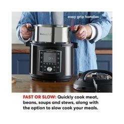 INSTANT POT PRO 8L Pentola A Pressione Elettrica 10-in-1 -Peroni Kitchen Negozio instant pot pro 8l multicooker pentola a pressione 3