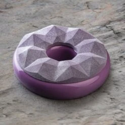 KIT LOUVRE KE071 Stampo In Silicone Ø18cm H4cm + Stampo TOP 1104ml Pavocake Pavoni