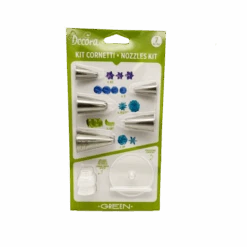 Kit Cornetti GREEN Beccucci Per Decorazioni - Set 7 Pz Decora
