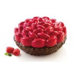 KIT FLEUR 1085 Stampo In Silicone Ø16cm H8cm Set 2 Pz Silikomart