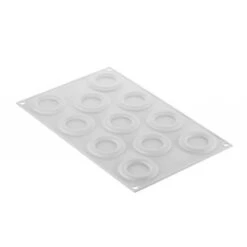 KIT LOOP 32 Stampo In Silicone Set 2 Pz 11 Impronte Ø6/3,1cm H1,3cm + Cutter Silikomart -Peroni Kitchen Negozio kit loop 32 stampo in silicone 2 pz 11 impronte o631cm cutter silikomart 3