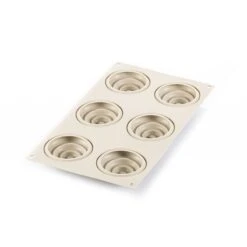 KIT MINI TARTE TWIST Stampo In Silicone 6 Impronte Ø7cm + 6 Anelli Ø8cm Silikomart -Peroni Kitchen Negozio kit mini tarte twist 5