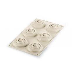 KIT MINI TARTE TWIST Stampo In Silicone 6 Impronte Ø7cm + 6 Anelli Ø8cm Silikomart -Peroni Kitchen Negozio kit mini tarte twist 6