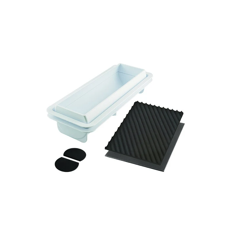 KIT SPIRAL ROLL 1100 Stampo Tronchetto Gelato + 2 Tappetini Decoro Silikomart 2 KIT SPIRAL ROLL 1100 Stampo Tronchetto Gelato + 2 Tappetini Decoro Silikomart - immagine 2