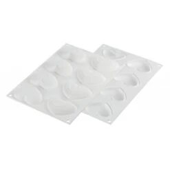 KIT TARTE RING AMORE Stampo In Silicone 8 Impronte 6,5x5,5cm H1,5cm + 8 Anelli 8x7cm Silikomart -Peroni Kitchen Negozio kit tarte ring amore stampo silikomart 3