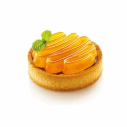 KIT TARTE RING HONORÉ Stampo In Silicone 8 Impronte Ø7cm + 8 Anelli Ø8cm Silikomart