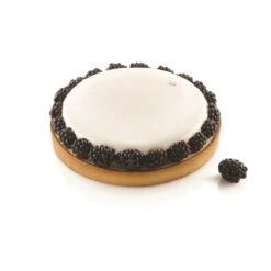 KIT TARTE RING ROUND Stampo In Silicone Ø17,5cm + Anello Ø21cm Silikomart