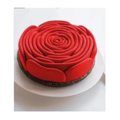 LA VIE EN ROSE KE080 Stampo In Silicone Ø18cm H4,5cm 960 Ml Pavocake Pavoni