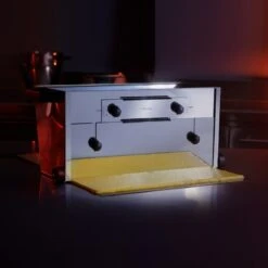 LEVEL Stendi Impasto In Acciaio Inox 12L Biscuit&altro Martellato